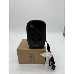 NIB Uline Desktop Heater Black Tested Works Model H-11500BL